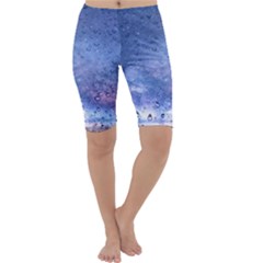 Gouttes D eau Galaxy Cropped Leggings  by kcreatif