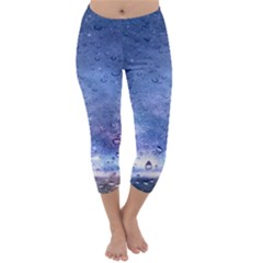 Gouttes D eau Galaxy Capri Winter Leggings  by kcreatif