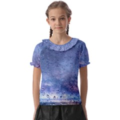 Gouttes D eau Galaxy Kids  Frill Chiffon Blouse