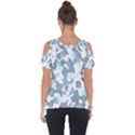 Camouflageblancbleu Cut Out Side Drop Tee View2