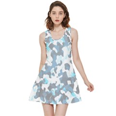 Camouflageblancbleu Inside Out Reversible Sleeveless Dress by kcreatif