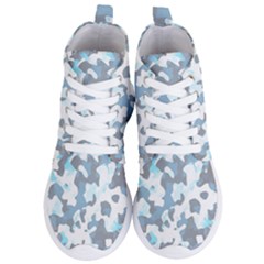 Camouflageblancbleu Women s Lightweight High Top Sneakers by kcreatif