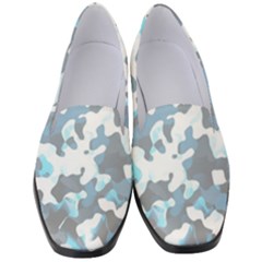 Camouflageblancbleu Women s Classic Loafer Heels