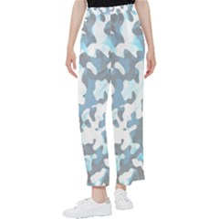 Camouflageblancbleu Women s Pants 