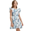 Camouflageblancbleu Kids  Winged Sleeve Dress View3