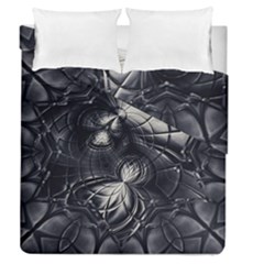 Charcoal Faker Duvet Cover Double Side (queen Size) by MRNStudios