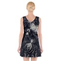 Charcoal Faker V-Neck Sleeveless Dress View2