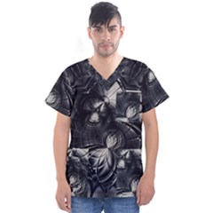 Charcoal Faker Men s V-Neck Scrub Top