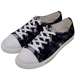 Charcoal Faker Men s Low Top Canvas Sneakers by MRNStudios