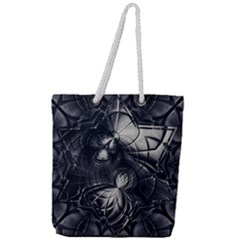 Charcoal Faker Full Print Rope Handle Tote (large) by MRNStudios