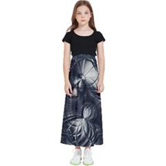 Charcoal Faker Kids  Flared Maxi Skirt by MRNStudios