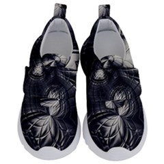 Charcoal Faker Kids  Velcro No Lace Shoes by MRNStudios