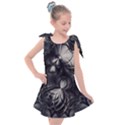 Charcoal Faker Kids  Tie Up Tunic Dress View1