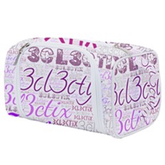 3cl3ctix Wordart Toiletries Pouch by 3cl3ctix