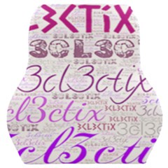 3cl3ctix Wordart Car Seat Back Cushion  by 3cl3ctix