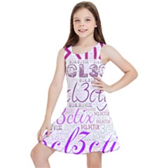 3cl3ctix Wordart Kids  Lightweight Sleeveless Dress