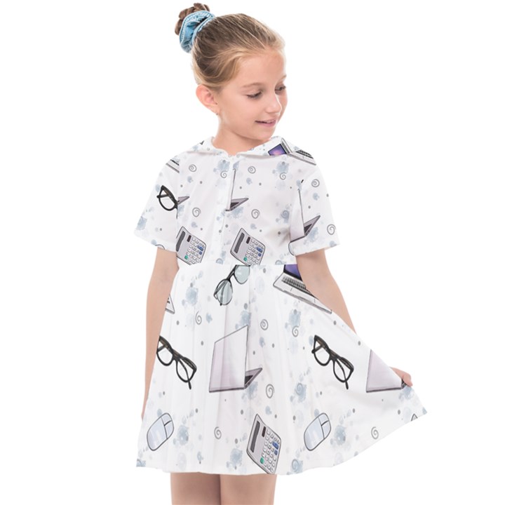 Computer Work Kids  Sailor Dress