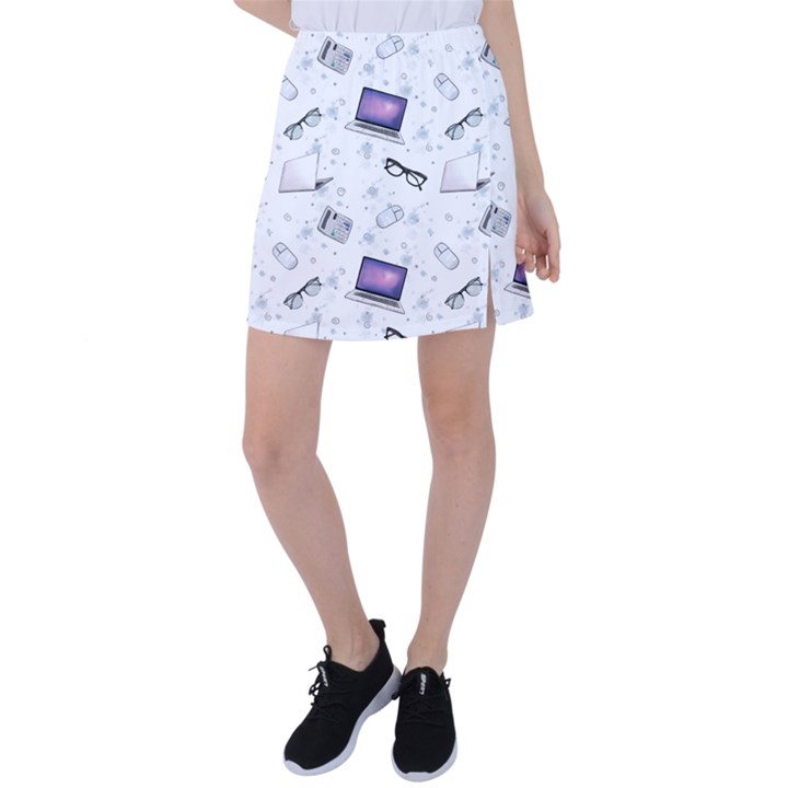 Computer Work Tennis Skirt