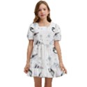 Computer Work Kids  Short Sleeve Dolly Dress View1