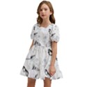 Computer Work Kids  Short Sleeve Dolly Dress View2