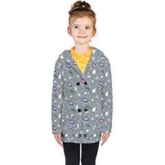 Office Works Kids  Double Breasted Button Coat by SychEva