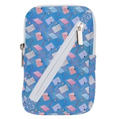 Notepads Pens And Pencils Belt Pouch Bag (large) by SychEva