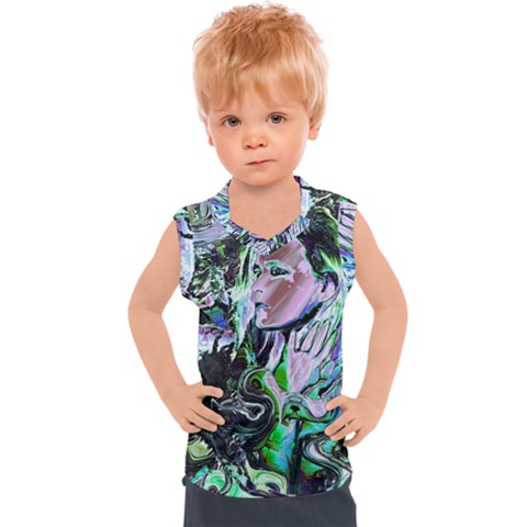 Glam Rocker Kids  Sport Tank Top by MRNStudios