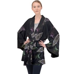 Theo Long Sleeve Velvet Kimono  by MRNStudios