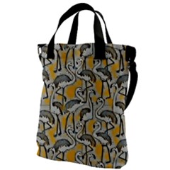  Birdie In Yellow Canvas Messenger Bag