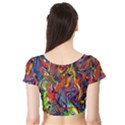 New-282 New-282 New-282 New-282 Short Sleeve Crop Top View2