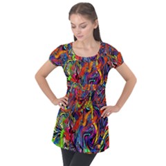 New-282 New-282 New-282 New-282 Puff Sleeve Tunic Top by ArtworkByPatrick