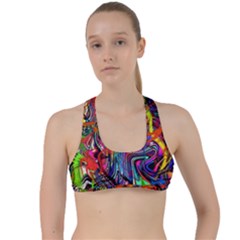 New-282 New-282 New-282 New-282 Criss Cross Racerback Sports Bra by ArtworkByPatrick