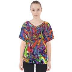 New-282 New-282 New-282 New-282 V-neck Dolman Drape Top by ArtworkByPatrick