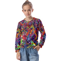 New-282 New-282 New-282 New-282 Kids  Long Sleeve Tee With Frill 