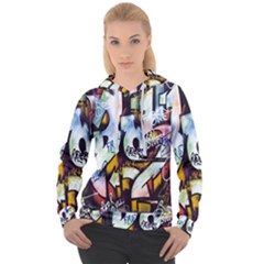 Graffiti Graphic Women s Overhead Hoodie