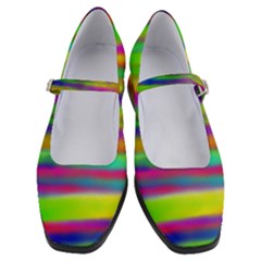 Mermaid And Unicorn Colors For Joy Women s Mary Jane Shoes by pepitasart