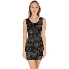 Moody Flora Bodycon Dress by BubbSnugg