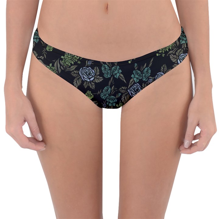 Moody Flora Reversible Hipster Bikini Bottoms