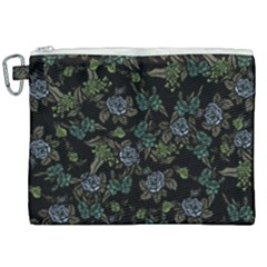 Moody Flora Canvas Cosmetic Bag (xxl)