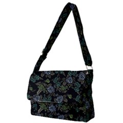 Moody Flora Full Print Messenger Bag (s)