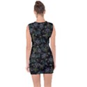 Moody Flora Lace Up Front Bodycon Dress View2