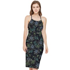 Moody Flora Bodycon Cross Back Summer Dress by BubbSnugg