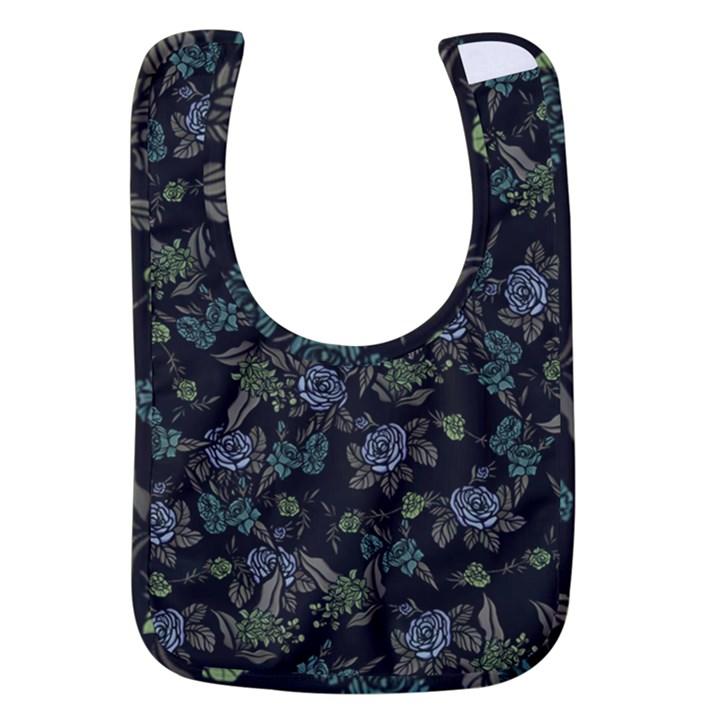 Moody Flora Baby Bib