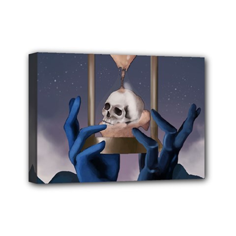 Death Mini Canvas 7  X 5  (stretched) by Blueketchupshop