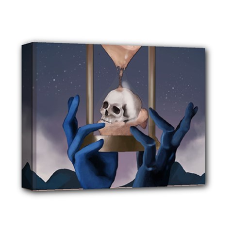 Death Deluxe Canvas 14  X 11  (stretched) by Blueketchupshop