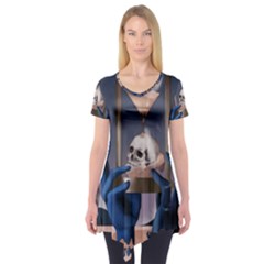 Death Short Sleeve Tunic  by Blueketchupshop