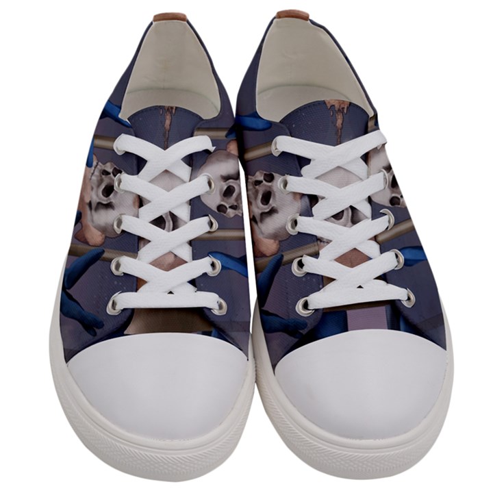 Death Women s Low Top Canvas Sneakers