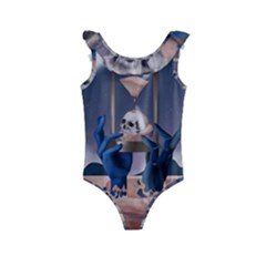 Death Kids  Frill Swimsuit by Blueketchupshop