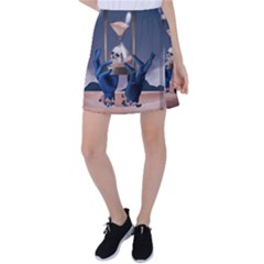 Death Tennis Skirt by Blueketchupshop