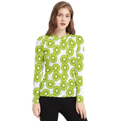 Kiwi Pattern Women s Long Sleeve Rash Guard by Valentinaart